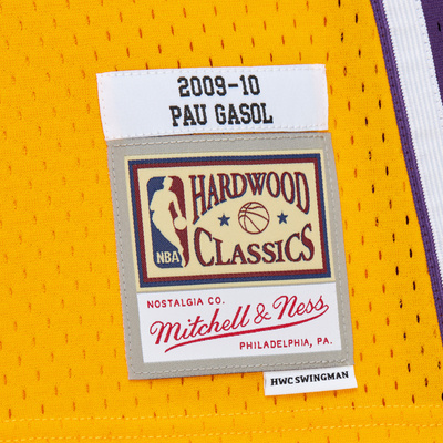 Koszulka Mitchell & Ness Los Angeles Lakers #16 Pau Gasol Gold Jersey gold