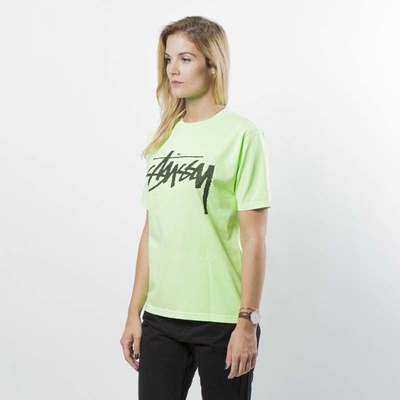 Koszulka damska Stussy Old Stock Pig. Dyed Tee WMNS green