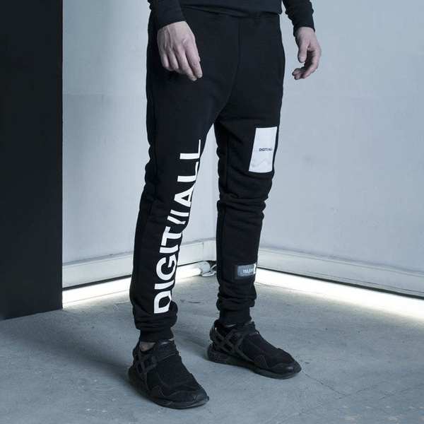 Majors spodnie dresowe Digit//all black