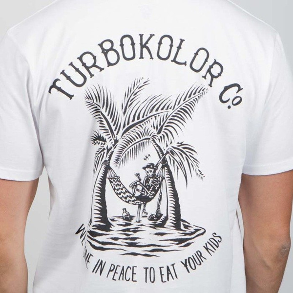 Koszulka Turbokolor TK Simple Thread Island T-shirt white
