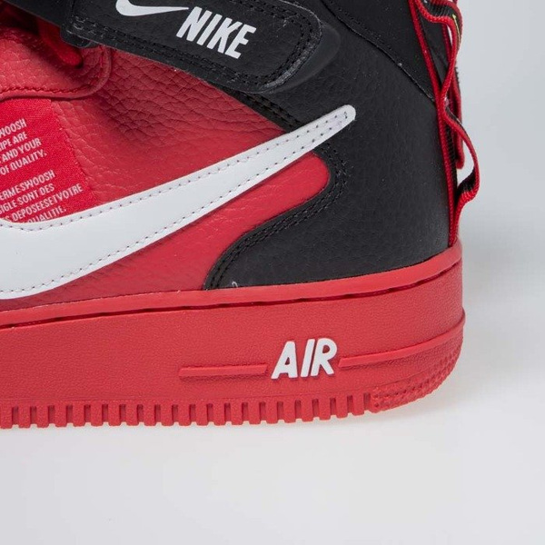 Sneakers buty Nike Air Force 1 Mid '07 LV8 university red / white-black (804609-605)