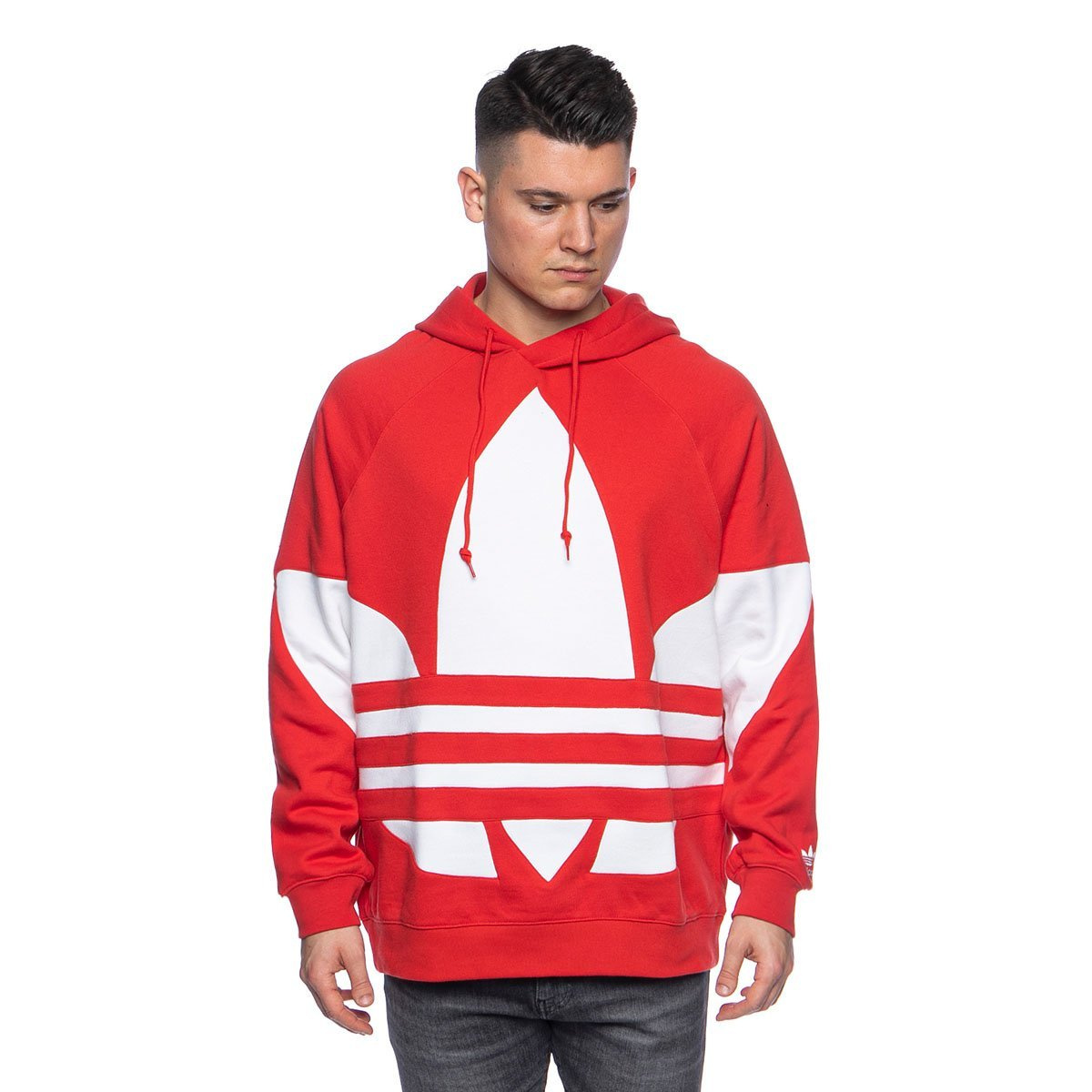 Adidas Originals Sweatshirt Big Trefoil Hoodie lush red