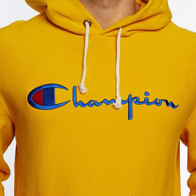 Bluza Champion Sweatshirt Reverse Weave Hoodie yellow