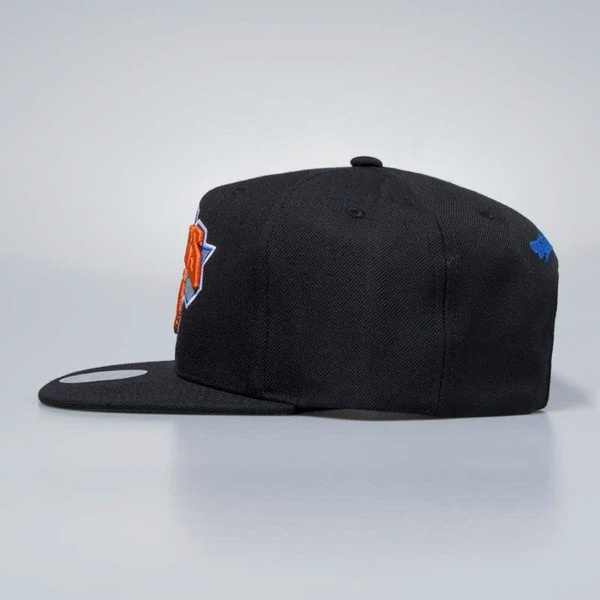 Cap Mitchell & Ness snapback New York Knicks black Wool Solid