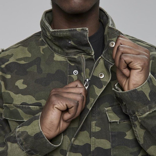 Cayler & Sons kurtka All Day Denim Army Denim Jacket woodland camo