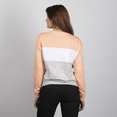 Fila WMNS Leah Crew Sweat Women light grey-melange bros-salmon-bright white