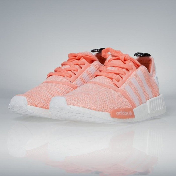 Sneakers buty Adidas Originals NMD_R1 WMNS sun glow / running white BY3034