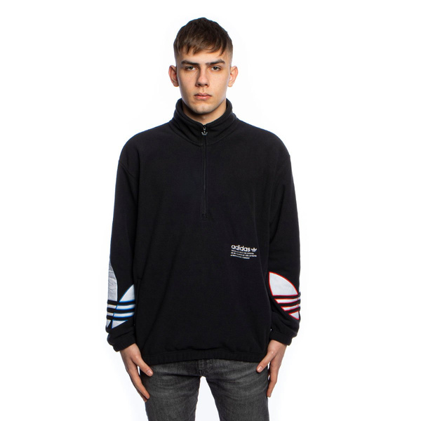 Bluza Adidas Originals Tricol Half-Zip Polar Fleece Sweatshirt czarna