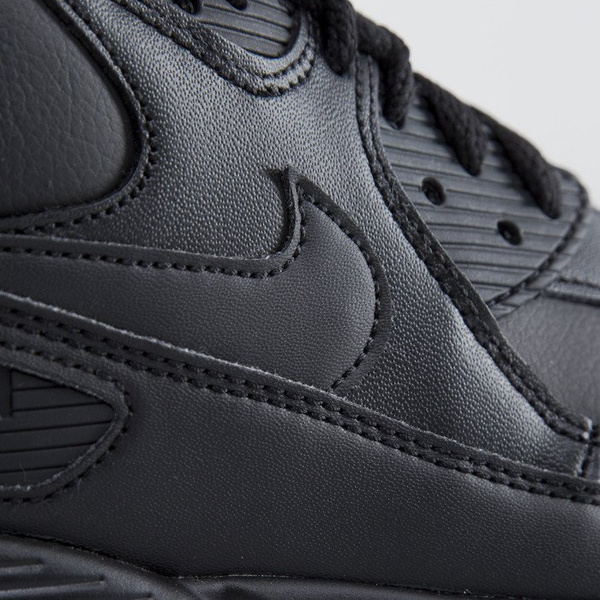 Sneakers buty Nike Air Max 90 Leather black / black (302519-001)