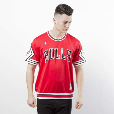 Mitchell & Ness Chicago Bulls T-shirt red - Authentic Shooting Shirt