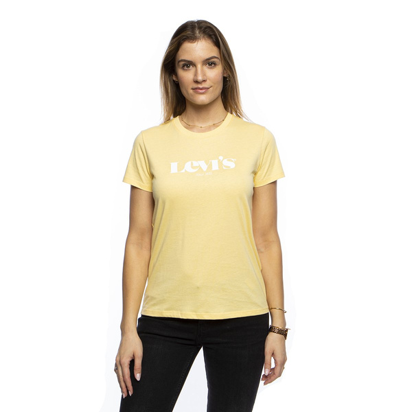 Koszulka damska Levi's The Perfect Tee New Logo żółta