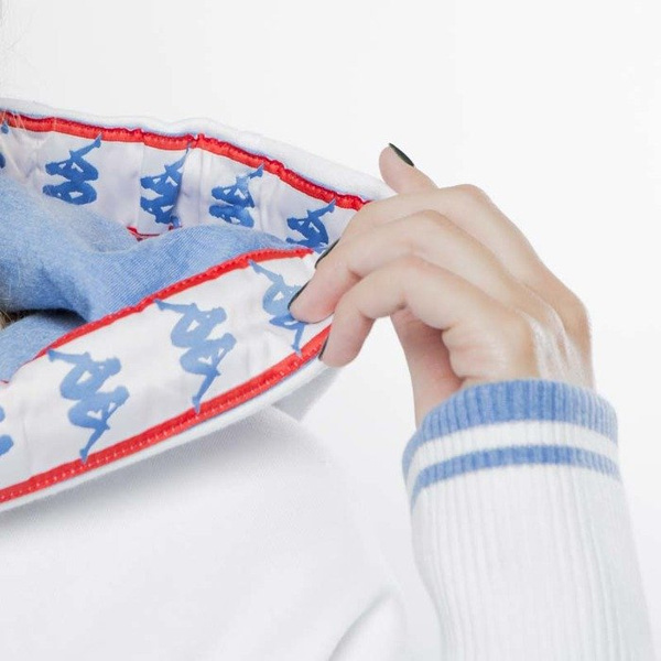 Bluza damska Kappa Chloe Hoody white 303903-001