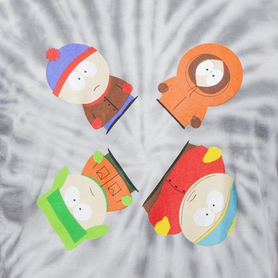 Huf SP Trippy Tie Dye T-shirt black SOUTH PARK EDITION