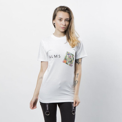Women T-Shirt Majors Pocket palm white