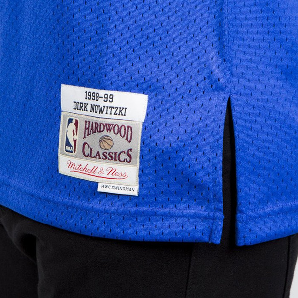 Koszulka Mitchell & Ness Dallas Mavericks #41 Dirk Nowitzki blue / green Swingman Jersey