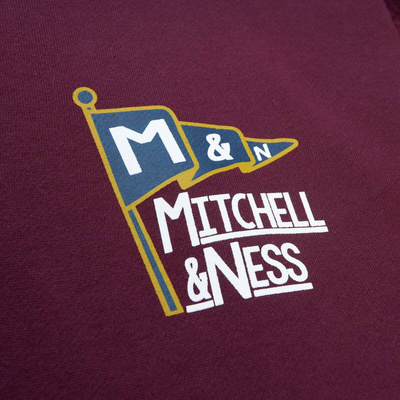 Bluza Mitchell & Ness Branded M&N Flag Hoodie purple