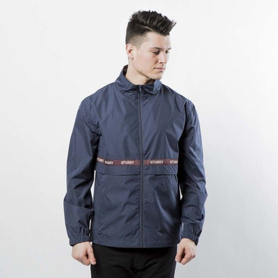 Stussy Lewis Track Jacket navy