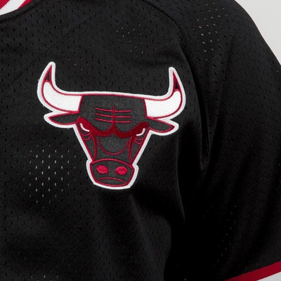 Mitchell & Ness jersey Chicago Bulls black Seasoned Pro Mesh Button Front