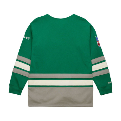 Mitchell & Ness NFL Heritage Lace-up Crew Vintage Logo Philadelphia Eagles green