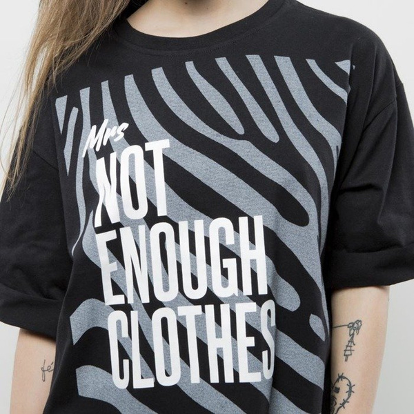 Koszulka Diamante Wear Mrs Not Enough Clothes black