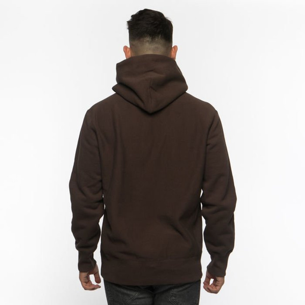 Bluza Champion Small Script Logo Reverse Weave Hoodie brown