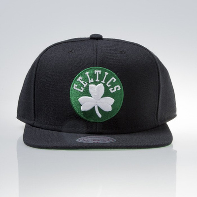 Mitchell & Ness cap snapback Boston Celtics black WOOL SOLID NL99Z