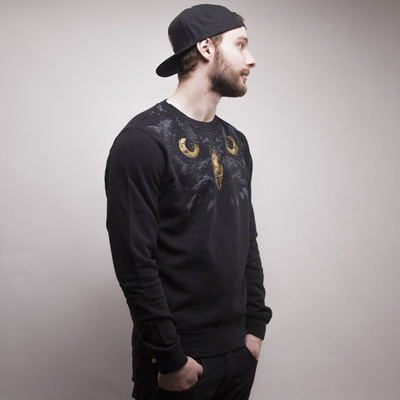 Cayler & Sons sweatshirt Behaviour crewneck black / gold CAY-HD14-AP-05