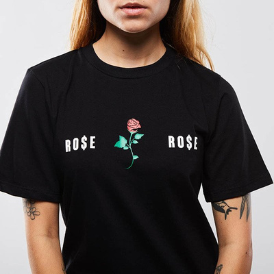 Majors women t-shirt Rose x Rose black