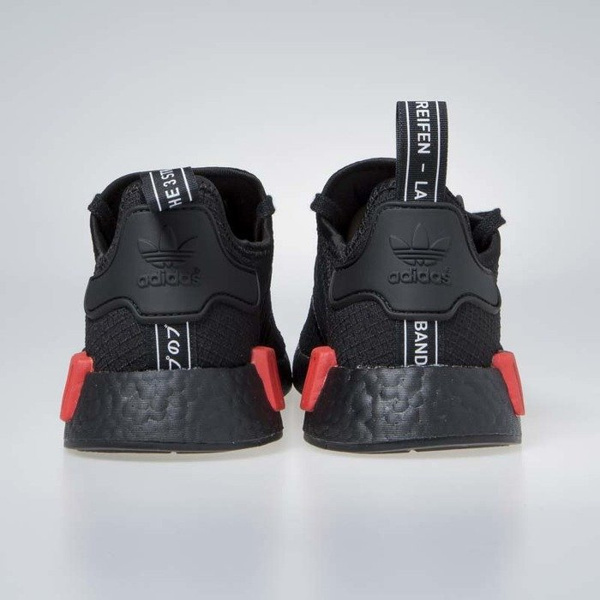 Sneakers buty Adidas Originals NMD_R1 core black / lush red (B37618)