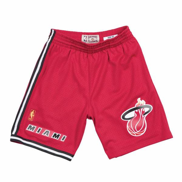 Szorty Mitchell & Ness Miami Heat 96-97 Swingman Shorts czerwone