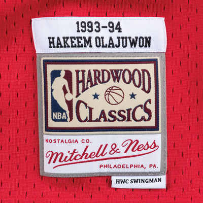 Mitchell & Ness Houston Rockets #34 Hakeem Olajuwon red/white  Swingman Jersey