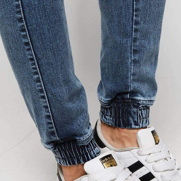 Spodnie damskie jogger Diamante Wear Jogger RM Jeans marble blue