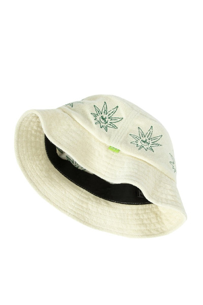 Kapelusz HUF Green Buddy Terry Cloth Bucket Hat ecru