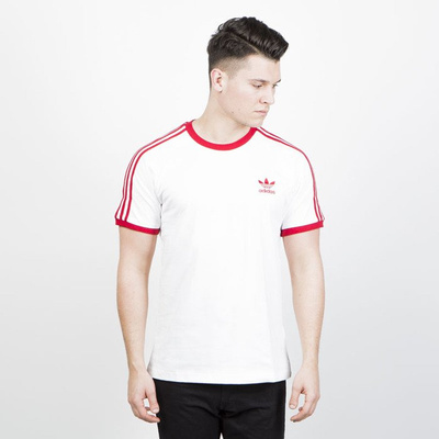 T-shirt  Adidas Originals 3-Stripes Tee white / power red