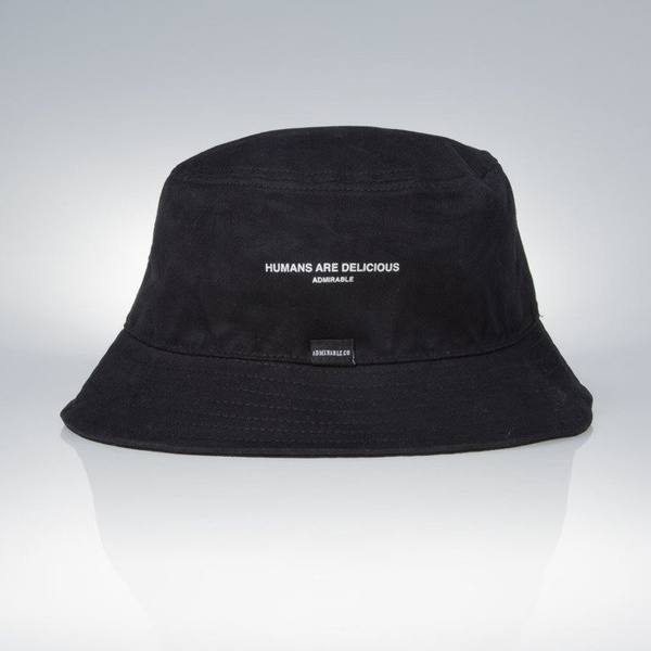 Kapelusz Admirable Script Logo Bucket Hat black