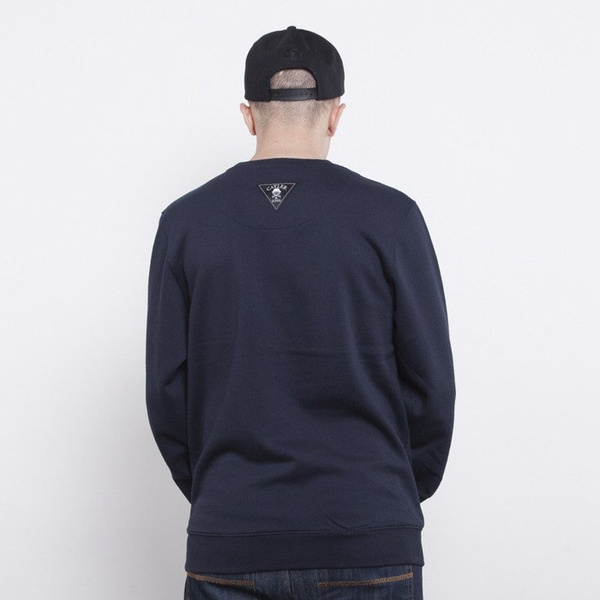 Cayler & Sons bluza Roll Light Smoke crewneck deep navy / white / blue leaves