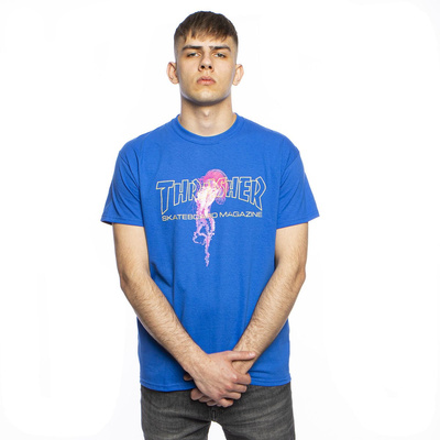 Thrasher Atlantic Drift T-shirt royal blue