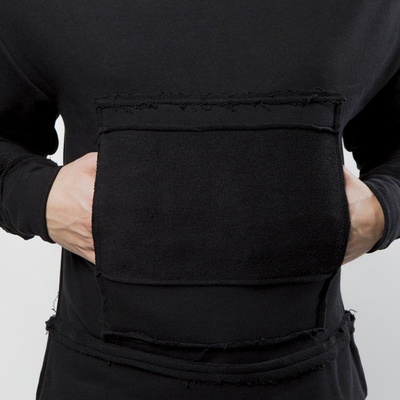 Urban Flavours Mental Pocket Crewneck black 