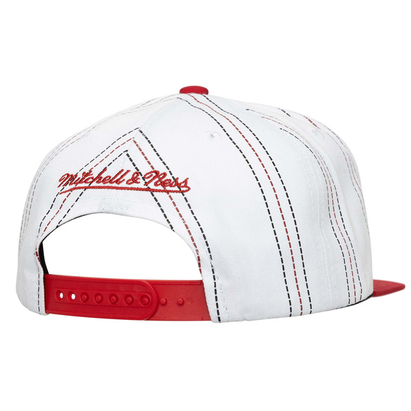 Czapka Mitchell & Ness NBA Triplin Snapback Chicago Bulls white