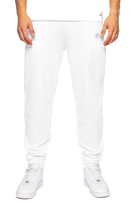 Spodnie dresowe Alpha Industries Organics EMB Jogger białe