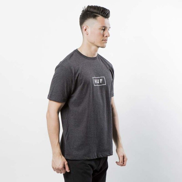 Koszulka Huf Bar Logo Embroidered Tee black