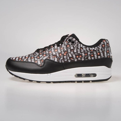 Nike Air Max 1 Premium black/white-total orange (875844-009)