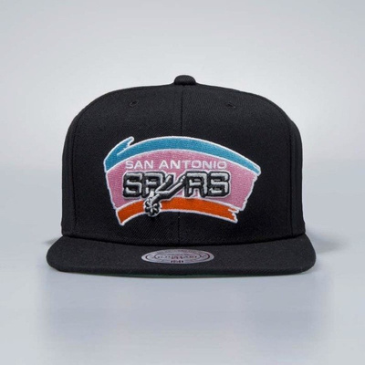 Czapka Mitchell & Ness snapback San Antonio Spurs black Wool Solid 