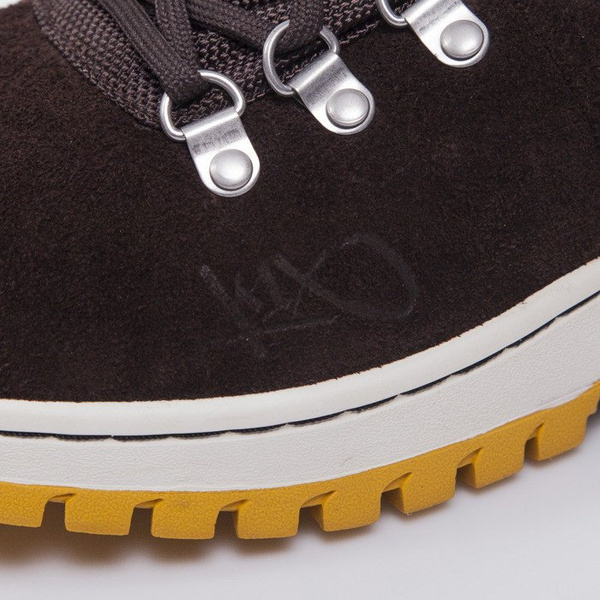 K1X buty zimowe H1ke Territory Classic Le dark brown / mustard (1000-0220/7210)