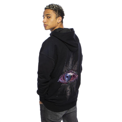 Bluza Oddity Boxy Hoodie Circus Space Hoodie czarna