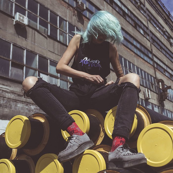 Majors koszulka tank top Riptour Girl black