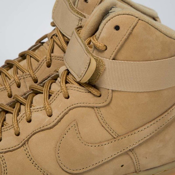 Sneakers buty Nike Air Force 1 High '07 LV8 WB flax/flax-outdoor green (882096-200)