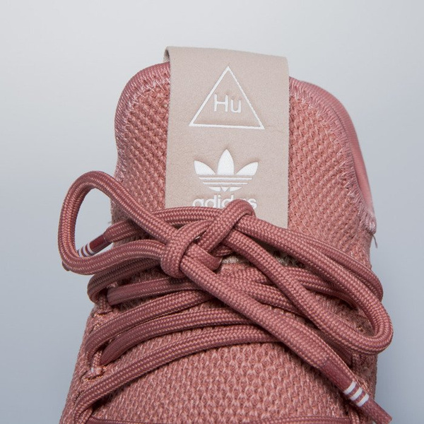Sneakers buty damskie Adidas Originals Pharrell Williams Tennis HU ash pink / ash pink / chalk white DB2552