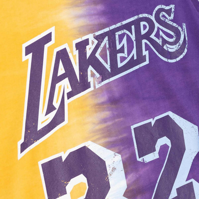 Mitchell & Ness tank top Los Angeles Lakers Tie Dye Cotton N&M Tank purple/yellow