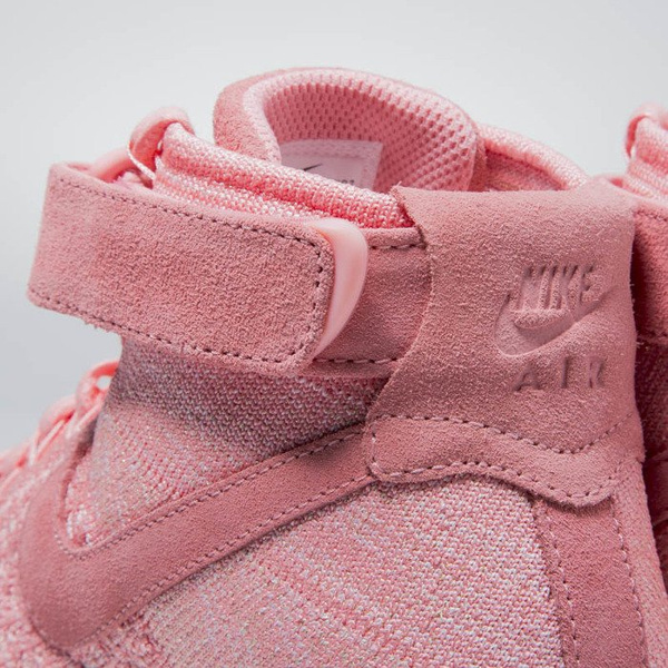 Sneakers buty Nike WMNS Air Force 1 Flyknit bright melon / bright melon 818018-802